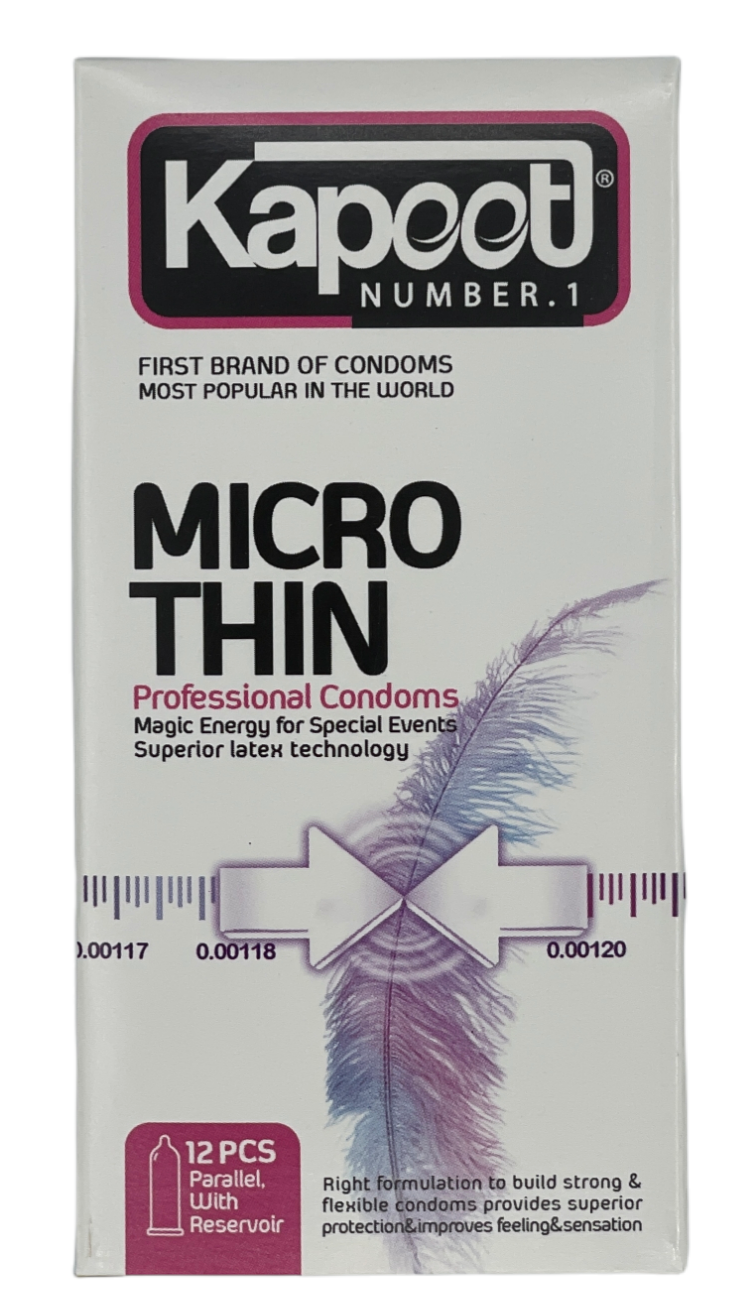 کاندوم کاپوت مدل Micro Thin (12 عددی)
