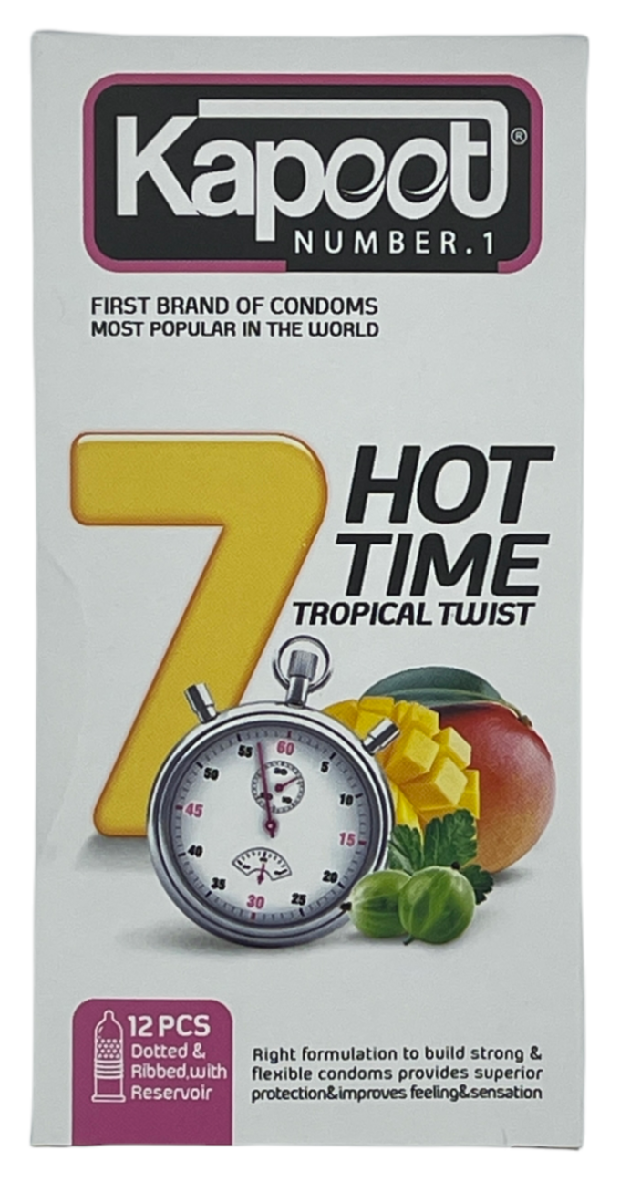 کاندوم ۷ کاره گرم کاپوت (12 عددی)