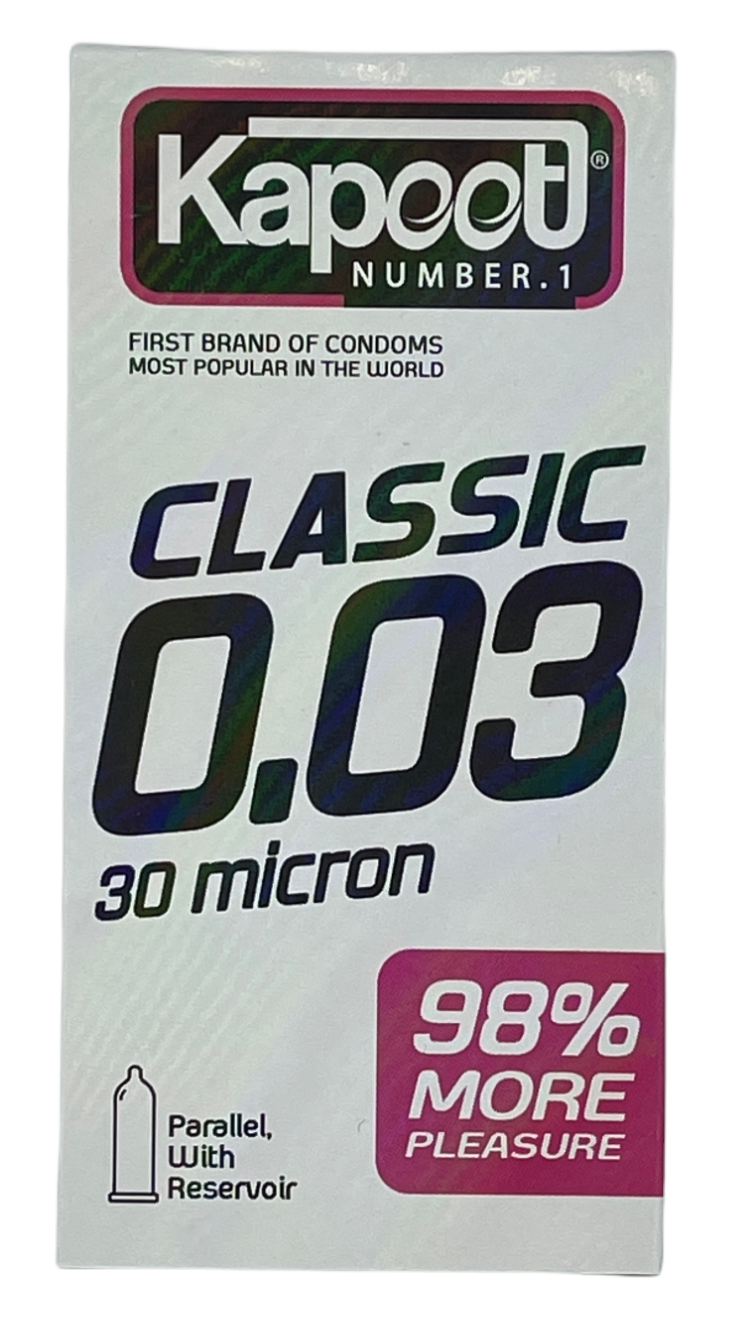 کاندوم 30 میکرون کاپوت (12 عددی)