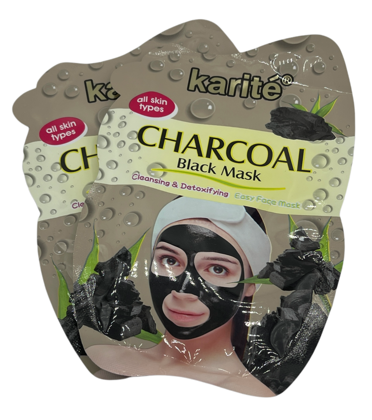 ماسک ورقه‌ای کارتیه مدل Charcoal Black Mask